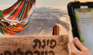 המחשת פעילות הרפתקה באי לעמוד הנחיתה